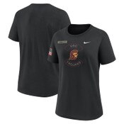 USC Trojans Women's Nike Black Dri-FIT Military T-Shirt